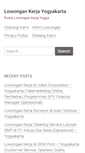 Mobile Screenshot of lowongankerjayogyakarta.com